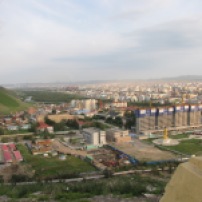 Blick über Ulan Bator, der Hauptstadt der Mongolei.